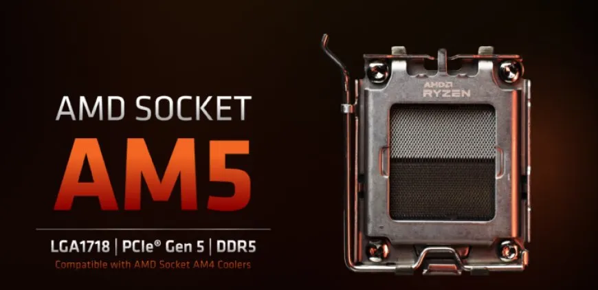 The MSI MAG B650 AM5 motherboard is shown installed with an AMD Ryzen 7000 Zen 4 processor.