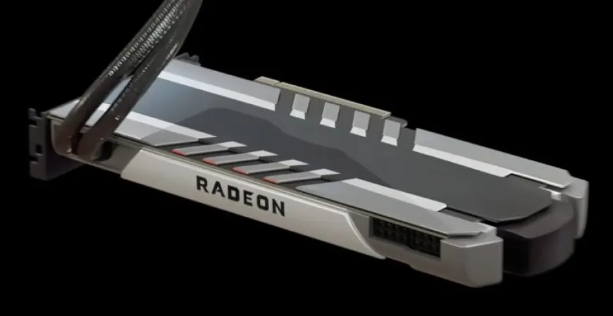 The AMD Radeon RX 7700 XT graphics card features the Navi 33 GPU and 8 GB of GDDR6 memory.