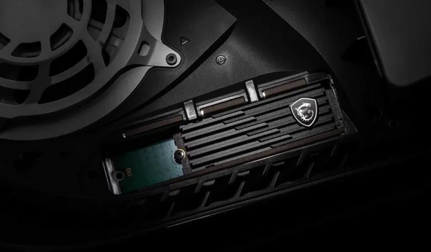 The MSI Spatium M480 Play 2 TB PCIe 4.0 NVMe solid state drive provides storage expansion for PlayStation 5