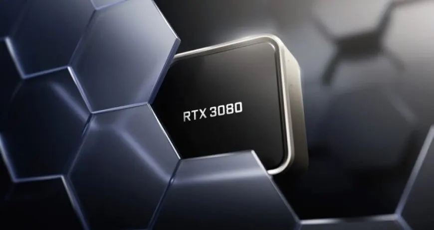 The chart displays the overnight drop in NVIDIA RTX 3080 GPU prices across Australian retailers.