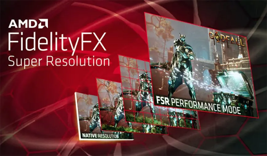 AMD FSR 2.0 technology unveiled at GDC 2022.