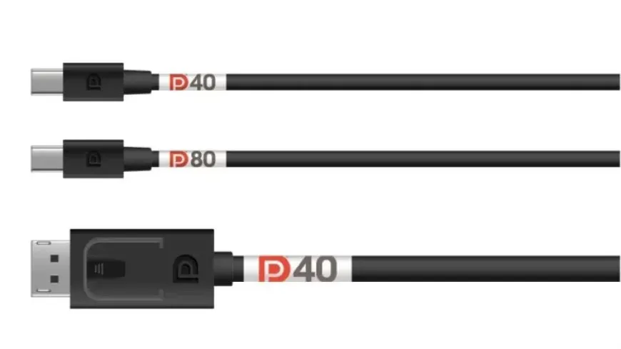 VESA introduces DP40 and DP80 UHBR cable certification for the DisplayPort 2.0 standard.
