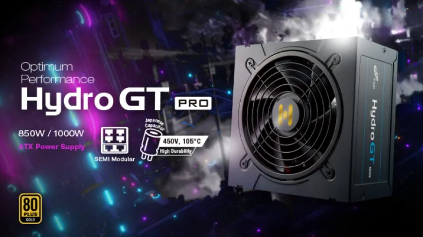 FSP Hydro GT PRO power supplies feature 80 Plus Gold certification in 850W and 1000W models.