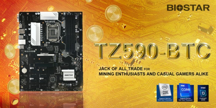 BIOSTAR Unveils TZ590-BTC Motherboard, Aims To Find Gamers & Crypto Miners A Common Ground