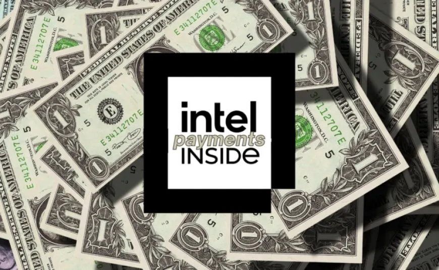 An Intel processor chip sits beside a digital lock icon to illustrate paid feature access.