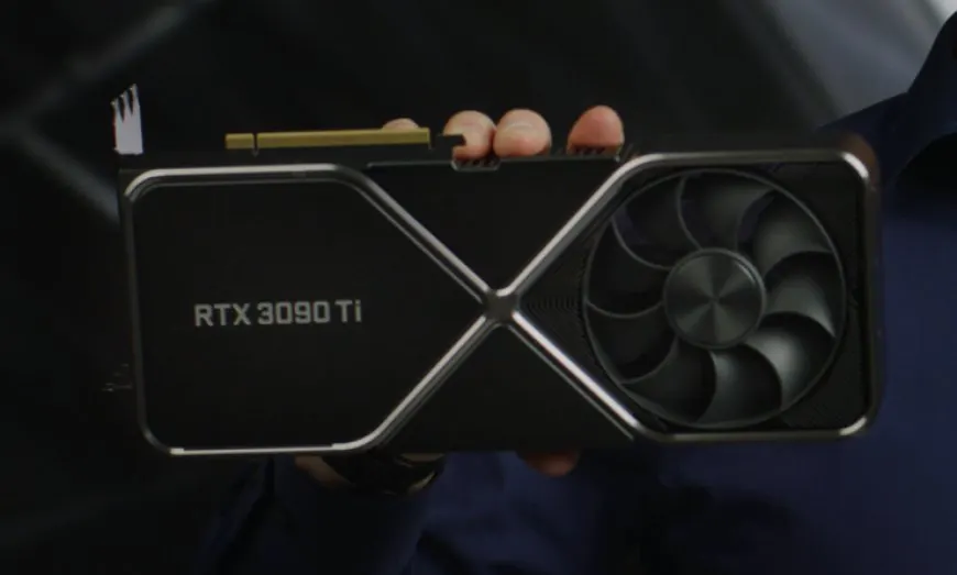 NVIDIA GeForce RTX 3090 Ti Founders Edition graphics card featuring the PG136C printed circuit board.