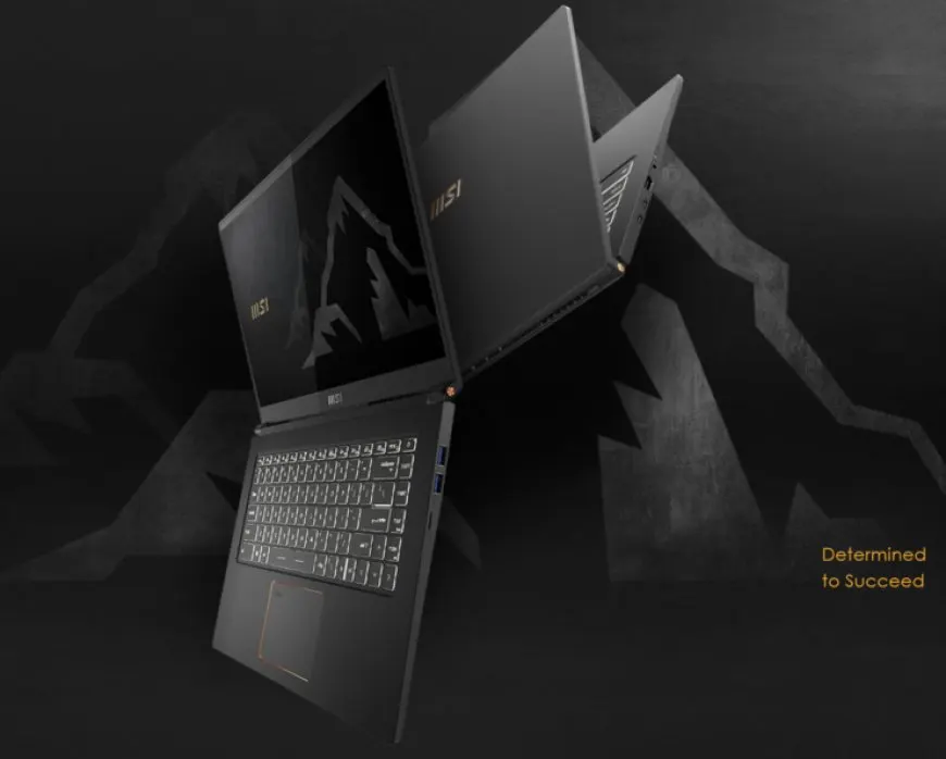 The MSI Summit E16 Flip EVO laptop features an Intel Core i7-12700H processor and an Arc A370M discrete GPU.