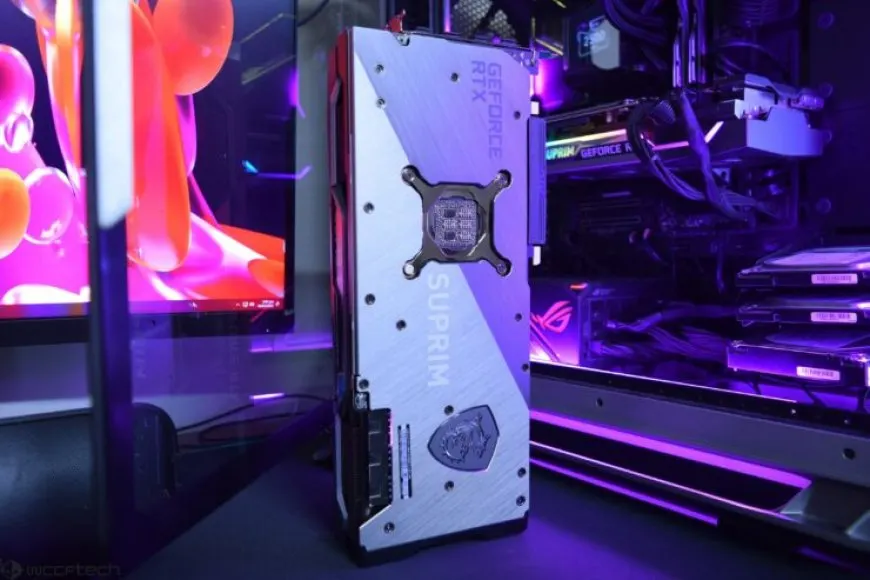 MSI GeForce RTX 3090 Ti SUPRIM X graphics card with 1900 MHz boost clock and 1000W PSU recommendation.