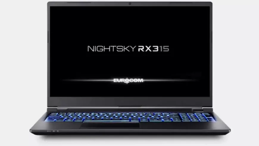 The Eurocom Nightsky RX315 laptop features an Intel Core i7 processor and an RTX 3080 graphics card.