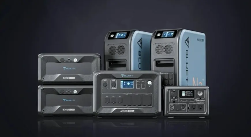 BLUETTI portable power station displayed at the 2022 Consumer Electronics Show