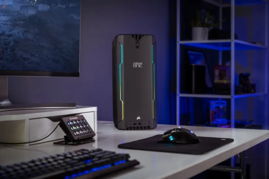 The Corsair One i300 compact PC features Intel Alder Lake, DDR5 memory, and an RTX 3080 graphics card.