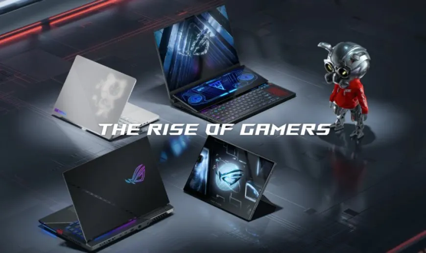 ASUS ROG Zephyrus, ROG Zephyrus Duo, ROG Strix, and ROG Flow 2022 laptops with Intel 12th Gen and AMD Ryzen 6000 CPUs.
