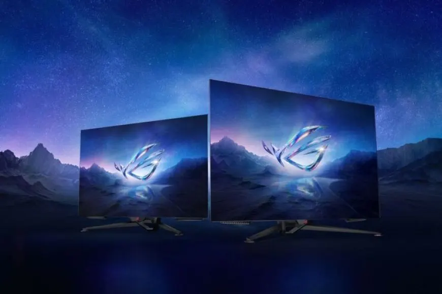 ASUS ROG Swift OLED 4K, PG27AQN 360Hz, and PH32QUXE gaming monitors
