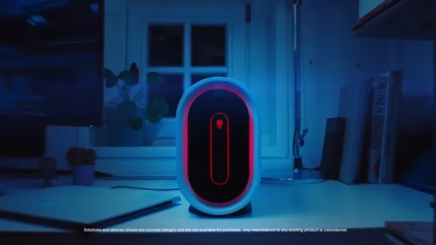 Alienware Concept Polaris is an external GPU enclosure for 16-inch graphics cards with built-in liquid cooling.
