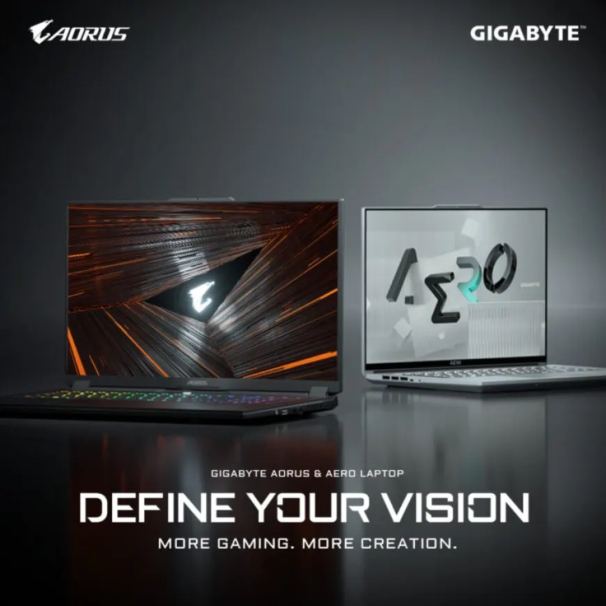Gigabyte 2022 AORUS and AERO laptops powered by Intel Core i9-12900HK CPUs and NVIDIA GeForce RTX 3080 Ti GPUs.
