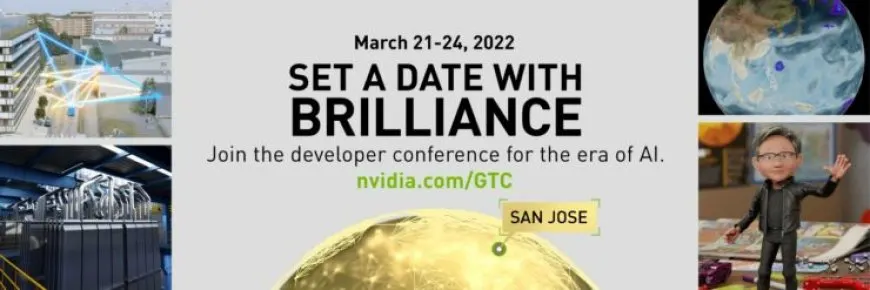 NVIDIA CEO Jensen Huang at the GTC 2022 keynote discussing Hopper GPUs.