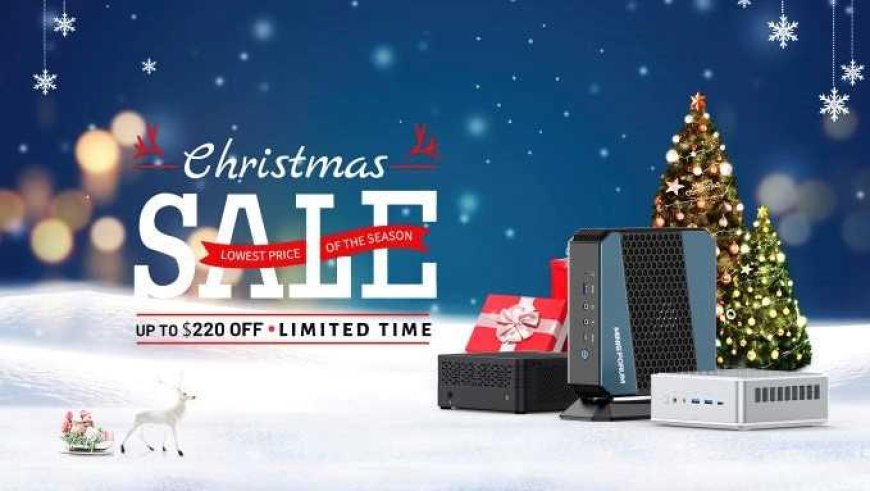 Minisforum helps you to prepare for the holidays with a huge end of the year discount on some of their top products!