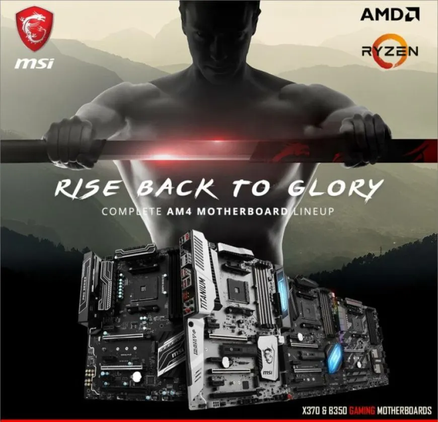 MSI 300-series motherboard supporting AMD Ryzen 5000 Vermeer desktop CPU.