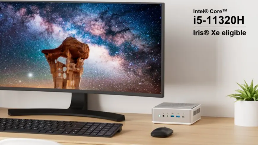 The Minisforum TH50 Mini PC features an Intel Tiger Lake Core i5-11320H processor.