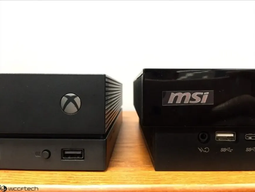 MSI Trident S mini PC with a console-like design, 4K 120Hz gaming support, and AMD FSR.