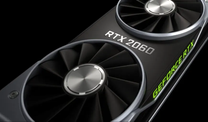 Retail packaging for the NVIDIA GeForce RTX 2060 12 GB graphics card is shown alongside store pricing information.