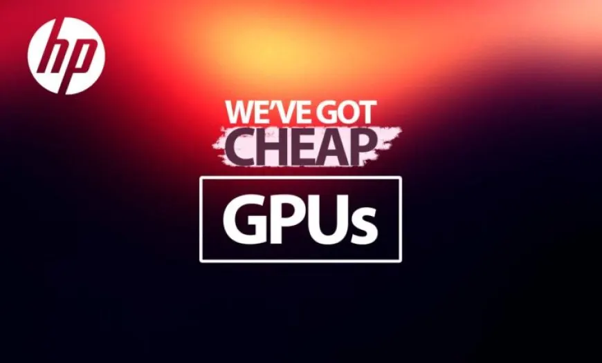 HP Black Friday preheat sale featuring graphics cards, OMEN laptops, and computer monitors