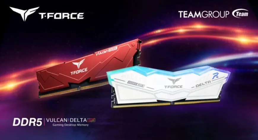 TeamGroup DELTA RGB DDR5-6400 32 GB memory kit and Vulcan DDR5-5200 32 GB kit pricing.
