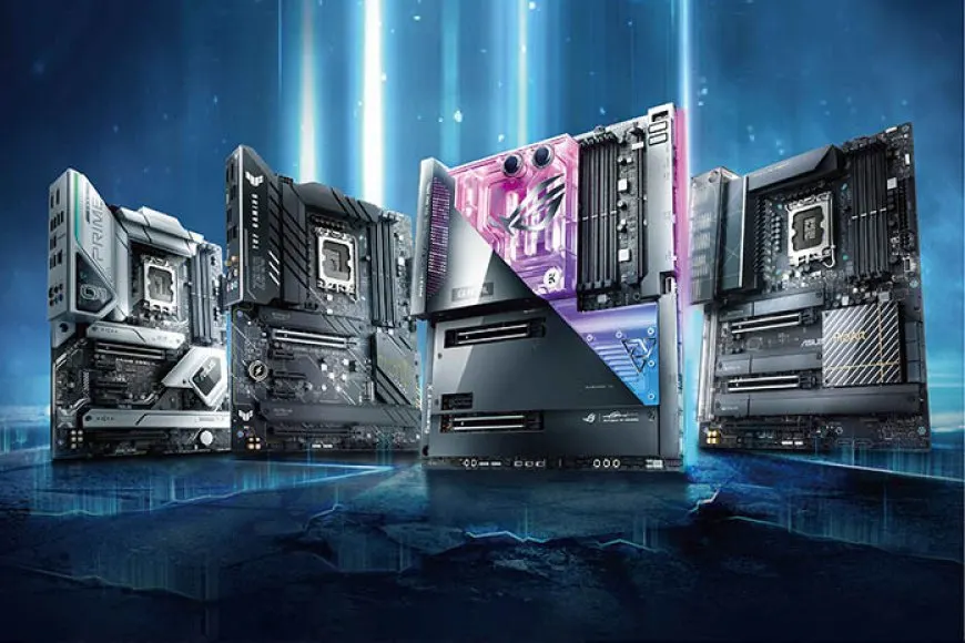 Leaked ASUS B660 motherboard showing PCIe Gen 4 connectivity without PCIe Gen 5 support.