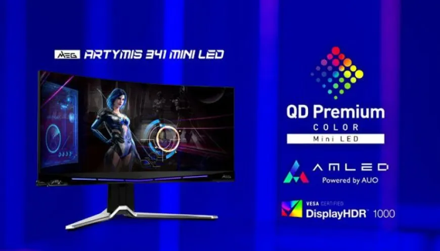 The 55-inch MSI MEG 551U OLED gaming monitor is designed for console gaming.