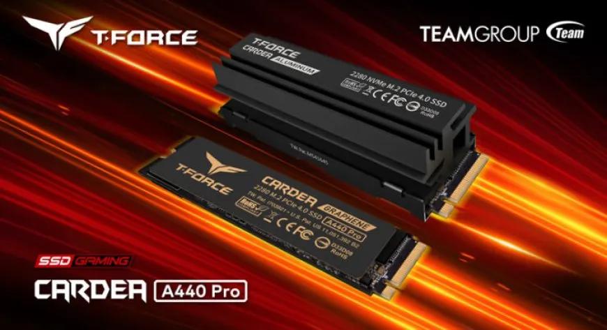 TeamGroup T-Force CARDEA A440 PRO SSD with 7.4 GB/s read speeds and up to 4 TB capacity starting at $189.99.