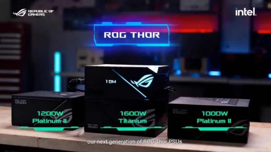 ASUS ROG THOR 1600W Titanium and ROG THOR II power supplies with PCIe Gen 5.0 ready connectors