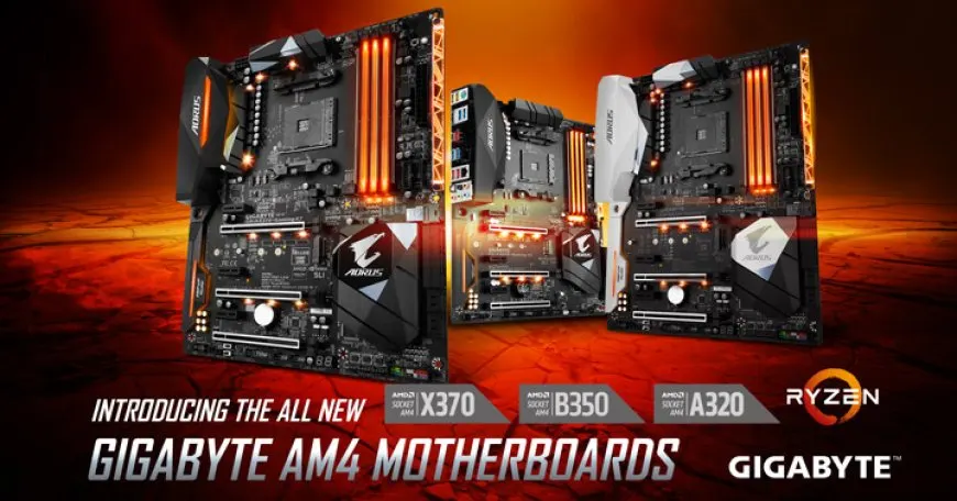 Gigabyte A320 motherboard supporting Ryzen 5000 Zen 3 and Ryzen 4000 Zen 2 CPUs.