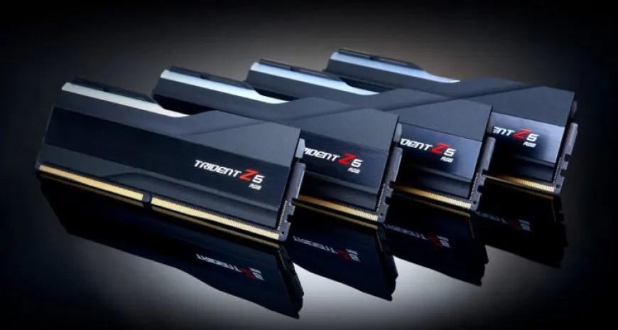 G.SKILL Trident Z5 DDR5-6600 CL36 memory modules with silver heat spreaders