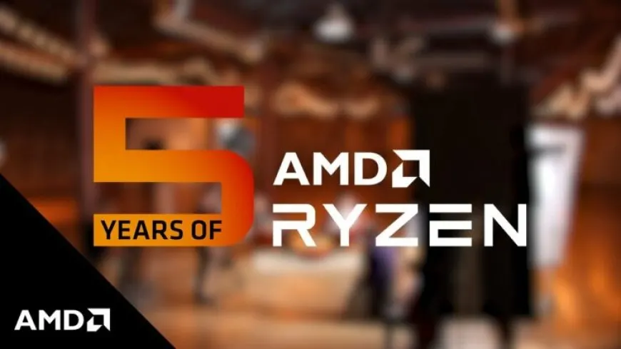 AMD displays its Ryzen processor lineup to mark five years of mainstream and enthusiast CPU leadership.