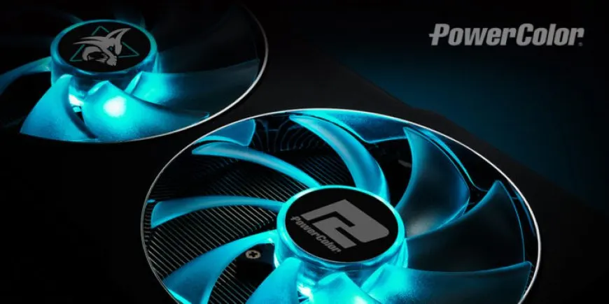 Custom AMD Radeon RX 6600 graphics cards from XFX, PowerColor, and ASRock are shown.