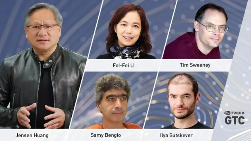 NVIDIA GTC conference announcement highlighting new artificial intelligence technology and a CEO keynote address.