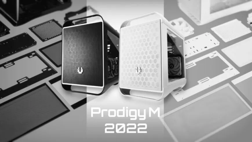 The BitFenix Prodigy M Series computer case features a compact chassis with front ventilation panels.