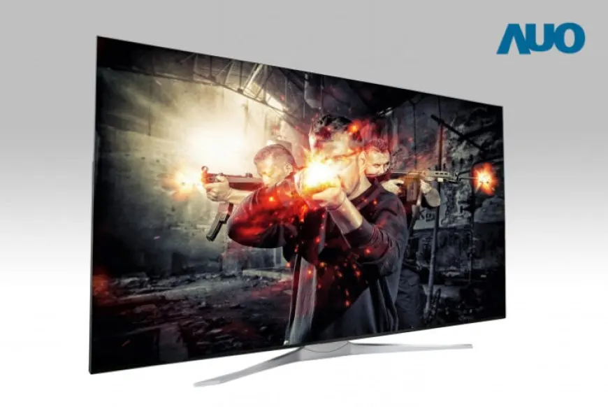The display features an AUO Optronics 85-inch 4K panel with a 240 Hz refresh rate.