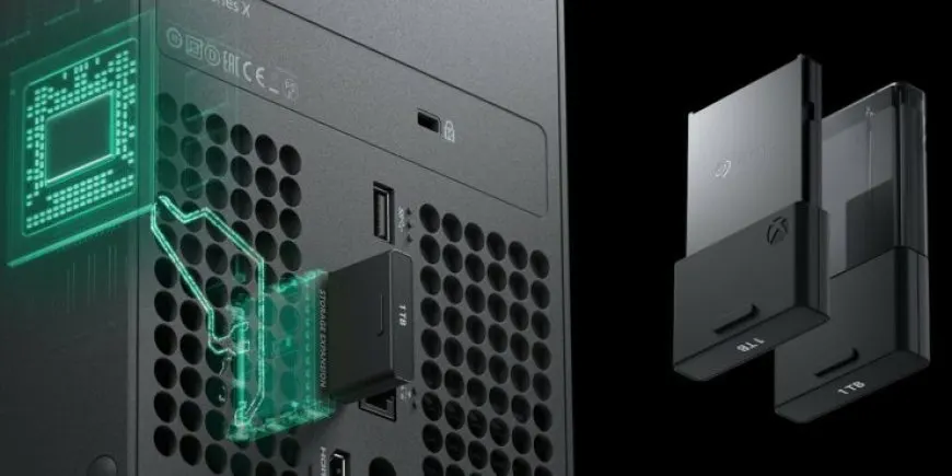 A custom expansion card allows standard SSDs to function in Xbox Series X and Series S consoles.