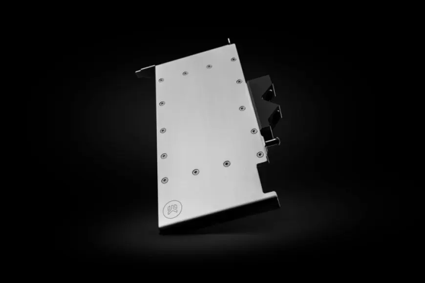 The EK-PRO water block is shown mounted on a graphics card for the NVIDIA GeForce RTX 3080 and 3090 models.