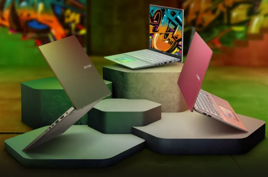 An ASUS VivoBook laptop features an Intel Alder Lake-P eight-core processor.