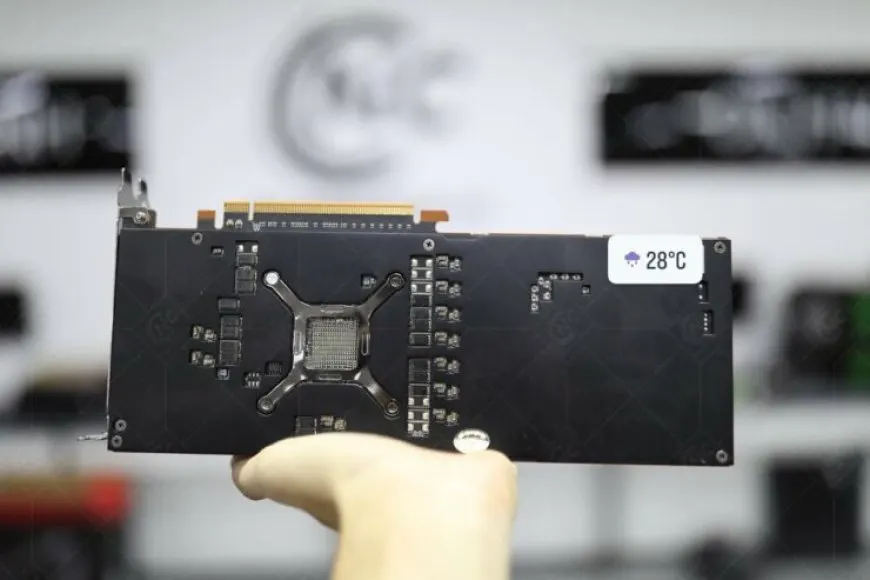 AMD cryptocurrency mining graphics card featuring RDNA 2 Navi GPUs spotted in Vietnam.