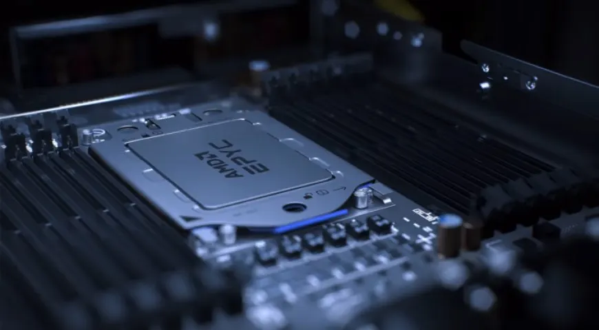The AMD EPYC Milan-X server processor features up to sixty-four Zen 3 cores and stacked 3D V-Cache memory layers.