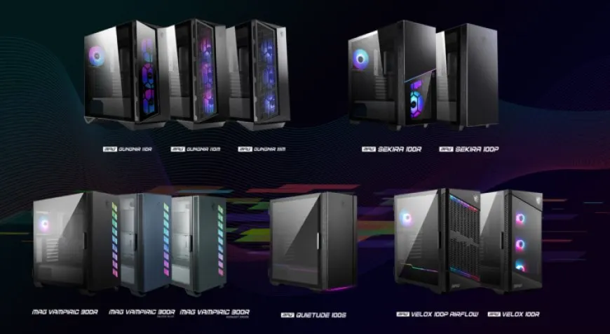 MSI gaming PC case with a front Type-C port supporting USB 3.2 Gen 2x2 for 20 Gbps transfer speeds.