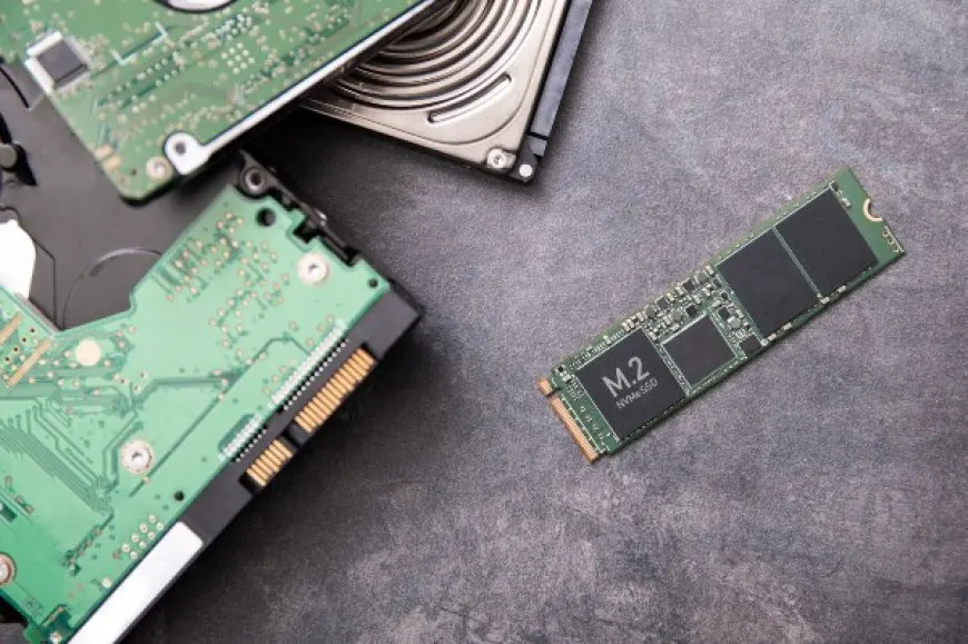 Solid state drives are displayed alongside traditional hard disk drives.