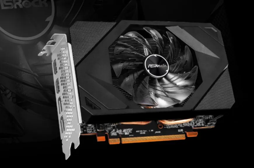 ASRock Radeon RX 6600 XT Challenger ITX graphics card with RDNA 2 architecture in Mini-ITX design.