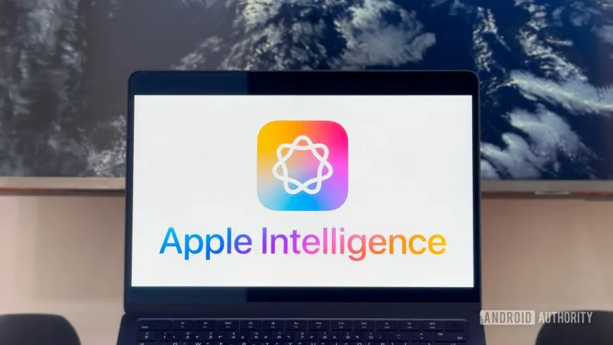 The iOS 18.1 public beta settings screen displays Apple Intelligence options available to standard users.