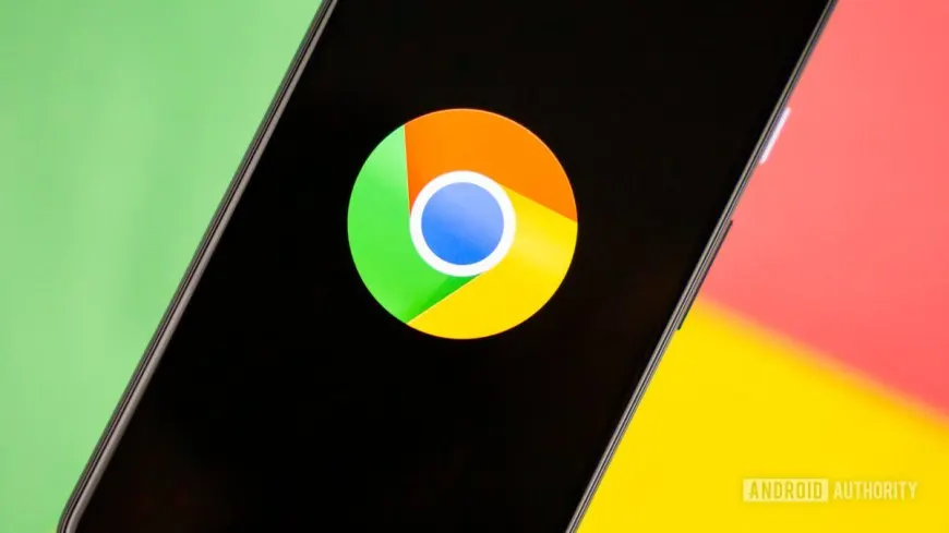 Chrome for Android biometric verification screen prompting users to authenticate before auto-filling saved passwords.