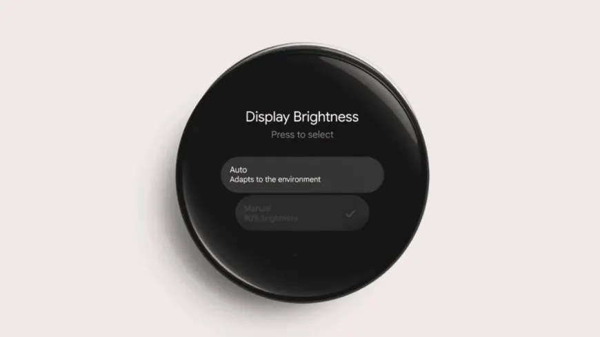 The Nest Learning Thermostat fourth generation displays its updated ambient light sensor calibration menu.