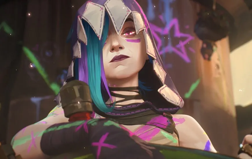 Promotional still from the Netflix Arcane final season trailer featuring animated characters in a dramatic scene.